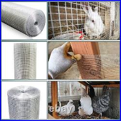 1/2inch Hardware Cloth Welded Wire Mesh Chicken Wire Poultry Fence 48in x 100ft