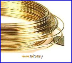 1 Foot 18K Solid Gold 18 24 Gauge Round Wire BRAND NEW