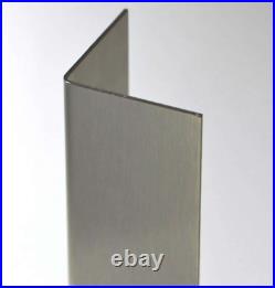 (10 pieces) Customized 26 Gauge Brushed Stainless Steel Corner Guard 90° Angle