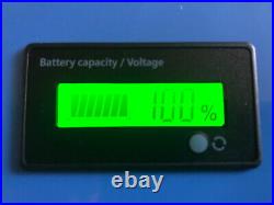100ah lifepo4 battery 100amp Bms Dutchman Brand Lithium Ion with LED Fuel Gauge