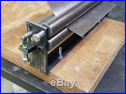 12 x 10 Gauge Sheet Metal Roller Slip Roll rolling metalworking brass steel