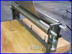 12 x 10 Gauge Sheet Metal Roller Slip Roll rolling metalworking brass steel