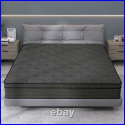 1214 Mattress in A Box Hybrid InnerSpring Twin Full Queen King Size Cool Black