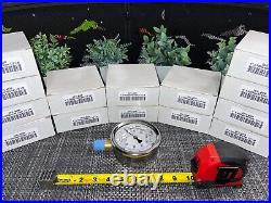 15 QTY! BULK- 4 201L-402R Glycerin Stainless Steel Pressure Gauge 1/2 5000 psi