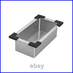 15 x 20 inch Workstation Drop-in Topmount Bar Prep RV Sink 16 Gauge