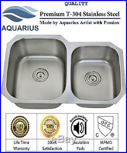 16 Gauge Durable Undermount Stainless Steel Kitchen Sink Grid Strainer Package