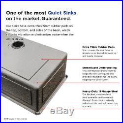 16 Gauge Stainless Steel Undermount Kitchen Sink Grid Strainer Package 28 Inch
