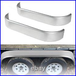 16 Gauge Steel Galvanized Trailer Fenders Fits Tandem Axle 13 14 15 16 Tires