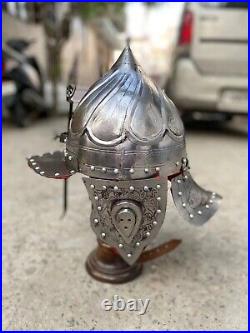 16 Gauge Steel Medieval Ottoman Helmet Islamic Knight Historical Helmet