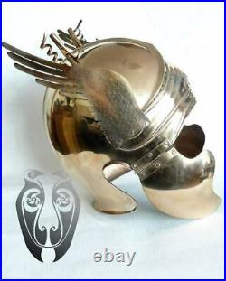 16 Gauge Steel Sca Larp Medieval Late Century Roman Helmet/ Fantasy Viking Helme