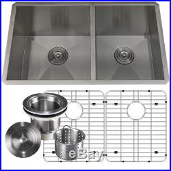 16 Gauge Undermount Stainless Steel Kitchen Sink Grid Strainer Package 32 inch