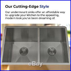 16 Gauge Undermount Stainless Steel Kitchen Sink Grid Strainer Package 32 inch