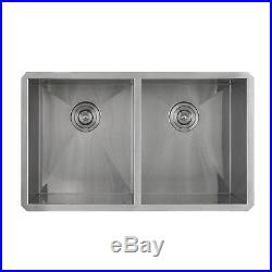 16 Gauge Undermount Stainless Steel Kitchen Sink Grid Strainer Package 32 inch