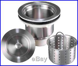 16 Gauge Undermount Stainless Steel Kitchen Sink Grid Strainer Package 32 inch