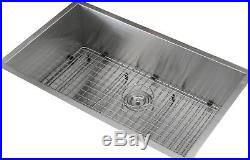 16 Gauge Undermount Stainless Steel Kitchen Sink Strainer Grid Colander 31 Inch