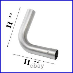 16Pcs 3OD Stainless Mandrel Bend Straight U-Bend Custom Exhaust Tubing Pipe Kit