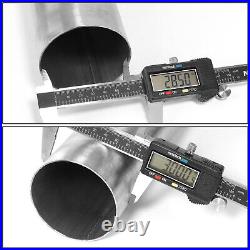 16pcs Stainless Steel Custom Mandrel Exhaust Tubing Pipe Kit Straight & Bend