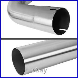 16pcs Stainless Steel Custom Mandrel Exhaust Tubing Pipe Kit Straight & Bend