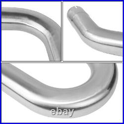 16pcs Stainless Steel Custom Mandrel Exhaust Tubing Pipe Kit Straight & Bend