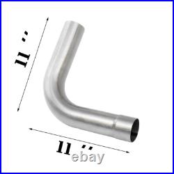 16pcs Stainless Steel Custom Mandrel Exhaust Tubing Pipe Kit Straight & Bend