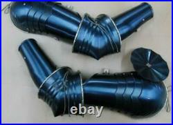 18 Gauge Medieval Blued Light Armor Arm Guard / Hand Arm Guard With Pauldrons