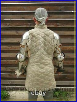18 Gauge Medieval Knight Steel Full Arm Gothic Armor Shoulder Replica Gift