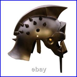 18 Gauge Medieval Sca Larp Gladiator Helmet Iii Steel Reenactment Armor Helmet
