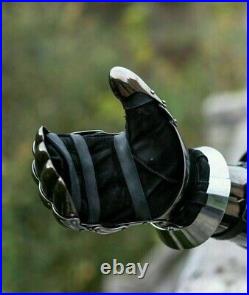 18 Gauge Steel Larp Gauntlet SCA Gloves Reenactment Cosplay medieval costume