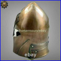 18 Gauge Steel Medieval Knight Fantasy Great Helmet