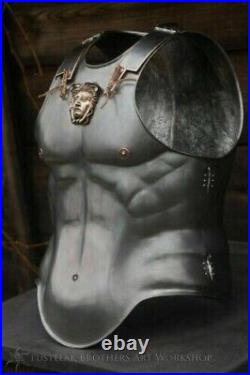 18 Gauge Steel Medieval Knight Muscle Armor Cuirass Jacket Breastplate item new
