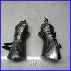 18 Gauge Steel Medieval Mittens Pair Of Bracers Gauntlets Gloves gift item new