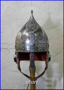 18 Gauge Steel Medieval Ottoman Helmet Islamic Knight Historical Helmet