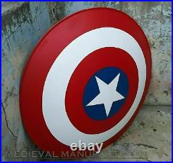 18 Inch Captain America Shield Endgame Avengers Metal Iran Steel 18 Gage