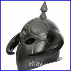 18 gauge Steel Medieval Knight FantasyDeath Dealer Helmet, Collectors Edition