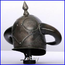 18 gauge Steel Medieval Knight FantasyDeath Dealer Helmet, Collectors Edition
