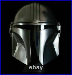 18 gauge steel Medieval Star Wars Boba Fatt Mandalorian motorcycle helmet