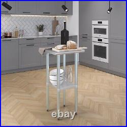 18 in. X 18 in. Stainless Steel Table