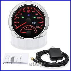 2 Gauge 85mm Car GPS Speedometer 200MPH withtacho&85mm Fuel Temp Oil Pressure Volt