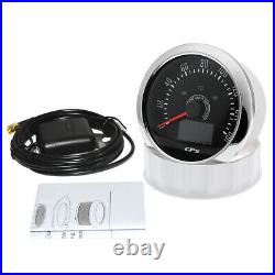 2 Gauge Set 85MM GPS Speedometer 0-160MPH Fuel Water Temp Press Volt with Sensor