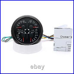 2 Gauge Set 85mm GPS Speedometer 0-120MPH & Fuel Water Temp Oil Press Volt US