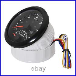 2 Gauge Set 85mm GPS Speedometer 0-120MPH & Fuel Water Temp Oil Press Voltmeter