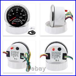 2 Gauge Set 85mm GPS Speedometer 0-120MPH with Tachometer 0-8000RPM 4in 1 Gauge