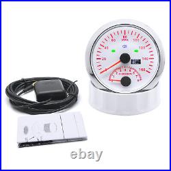 2 Gauge Set 85mm GPS Speedometer 0-160MPH & 85mm Fuel Water Temp Oil Press Volt