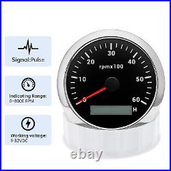 2 Gauge Set 85mm GPS Speedometer 0-160MPH COG Trip Gauge Tachometer 0-6000RPM US