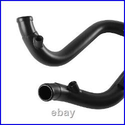 2 O. D LAF Exhaust Pipes with Flange Kits for Harley Sportster Dyna Matte Black