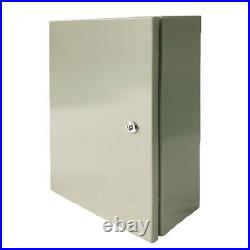 20 x 12 x 8 In Carbon Steel Electrical Enclosure Cabinet 16 Gauge IP65