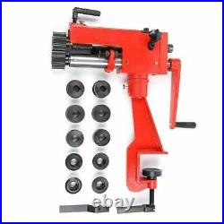 22-Gauge Steel Bender with 6 Dies Sheet Metal Bead Roller Machine NEW