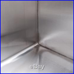 24 Restaurant Utility Sink Indoor Kitchen 16 Gauge Galvanized Stainless Steel
