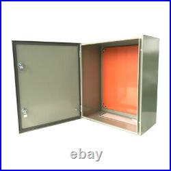 24 x 16 x 10In Carbon Steel Electrical Enclosure Cabinet 16 gauge IP65
