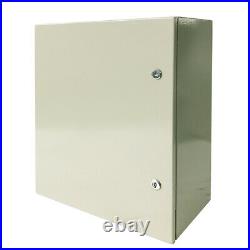 24 x 16 x 8 In Carbon Steel Electrical Enclosure Cabinet 16 Gauge IP65
